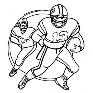 Trang To Mau Cau Thu Nfl Nang Dong Trong Hanh Dong 100064-38734