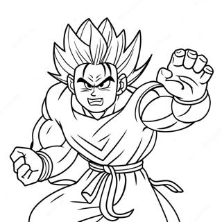 Gohan Beast Tranh Tô Màu