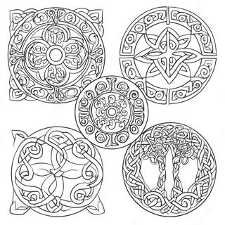 Trang To Mau Bieu Tuong Celtic Tranh Tô Màu