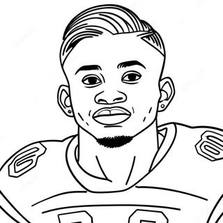 Trang To Mau Stefon Diggs Nang Dong Tranh Tô Màu