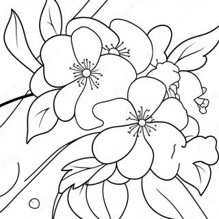 Trang To Mau Hoa Anh Dao No Ro 100677 39214