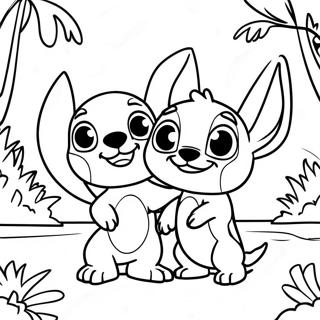 Lilo Stitch Tranh Tô Màu