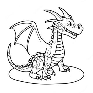 Rồng Băng Trang tô màu