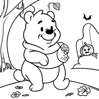 Trang To Mau Winnie The Pooh Halloween 101495-39956