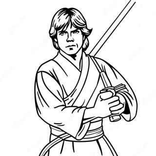 Luke Skywalker Tranh Tô Màu