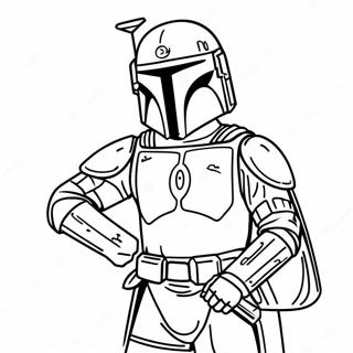 Boba Fett Tranh Tô Màu