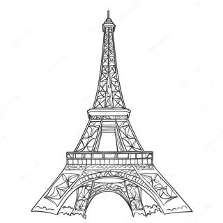 Trang To Mau Thap Eiffel Phap Day Mau Sac 104662-42417