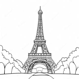 Trang To Mau Thap Eiffel Phap Day Mau Sac 104662-42418