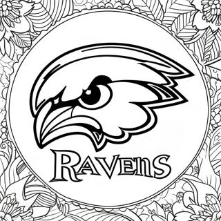 Trang To Mau Logo Baltimore Ravens 105023-42702