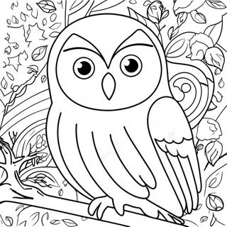 Trang To Mau Hedwig Voi Mot Buc Thu 105873-43376