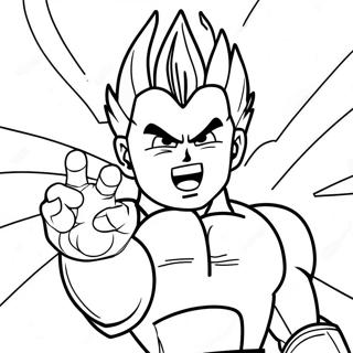 Trang To Mau Vegeta Voi Nang Luong Song Tranh Tô Màu