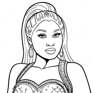 Trang To Mau Nicki Minaj Trong Trang Phuc Long Lay 110086-46726