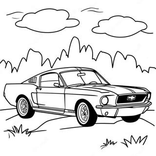 Mustang Tranh Tô Màu