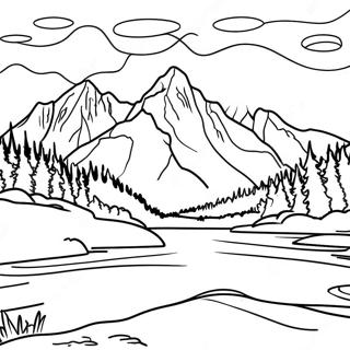 Trang To Mau Phong Canh Alaska Hung Vi Tranh Tô Màu