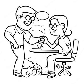 Trang To Mau Cac Hoat Dong Ngay Cua Cha Vui Ve 110396-46964