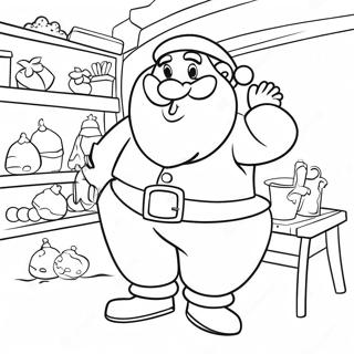 Trang To Mau Ong Gia Noel Vui Ve Trong Xuong Cua Minh 110804-47280