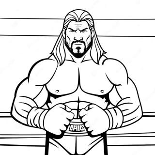 Trang To Mau Triple H Trong San Dau 111142 47573