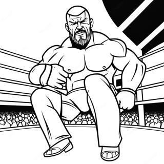 Trang To Mau Triple H Trong San Dau 111142 47576