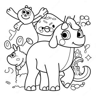 Trang To Mau Dong Vat Tiec Tu Hanh Dong 111605-47932