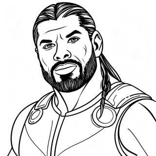 Roman Reigns Tranh Tô Màu