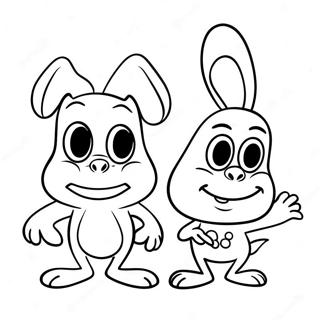 Trang To Mau Ren Va Stimpy Hai Huoc 112831 49004