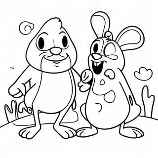 Trang To Mau Canh Hoat Hinh Ren Va Stimpy 112834-49016