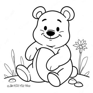 Trang Tô Màu Winnie The Pooh Cổ Điển Tranh Tô Màu