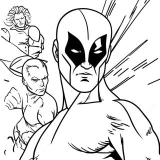 Trang Tô Màu X-Men Tranh Tô Màu