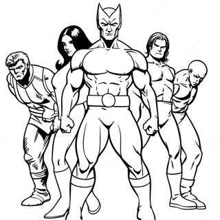 Trang Tô Màu X-Men Tranh Tô Màu