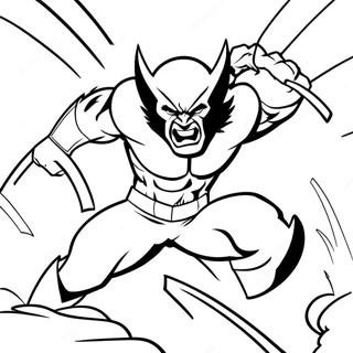 Trang Tô Màu Wolverine Tấn Công Dữ Dội Tranh Tô Màu