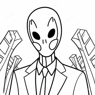 Slenderman Tranh Tô Màu