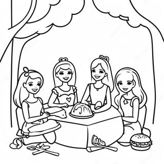 Trang To Mau Barbie Va Ban Be Trong Buoi Picnic Vui Ve 116208-51631