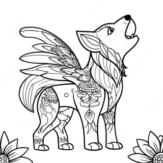 Trang To Mau Soi Hu Voi Canh Day Mau Sac 116285-51686