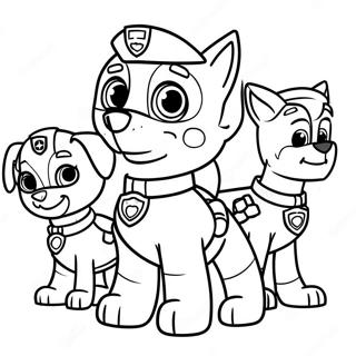 Trang To Mau Rocky Paw Patrol Voi Ban Be 116389-51767
