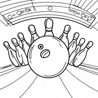 Bowling Trang tô màu