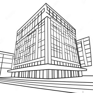 Tòa Nhà Trang tô màu