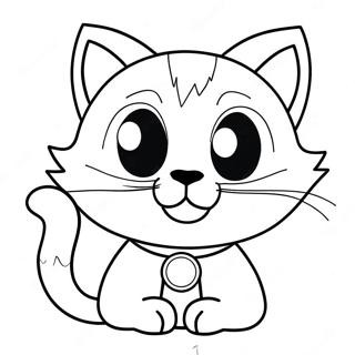 Mèo Đen Trang tô màu