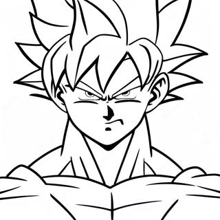 Goku Siêu Saiyan Xanh Trang tô màu