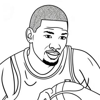 Kevin Durant Trang tô màu
