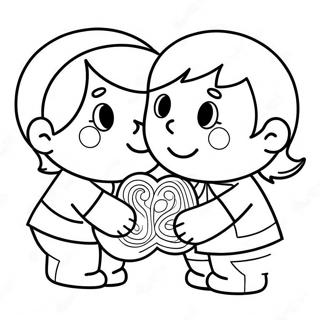 Ngày Lòng Tốt Thế Giới Trang tô màu