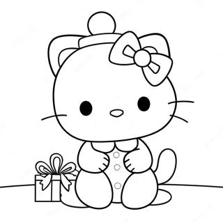 Giáng Sinh Hello Kitty Tranh Tô Màu