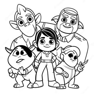 Thợ Săn Troll Trang tô màu
