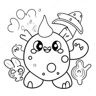 Trang To Mau Doodle Quai Vat Kawaii Vui Nhon 118885 53975