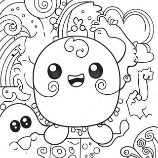 Trang To Mau Doodle Quai Vat Kawaii Vui Nhon 118885 53976