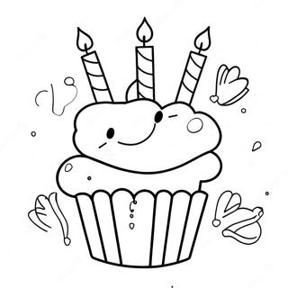 Banh Cupcake Sinh Nhat Voi Nen Trang To Mau 11902-697