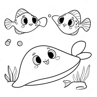 Trang To Mau Ca Duoi Hoat Hinh Voi Ban Be 120429-55184