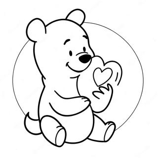 Trang To Mau Winnie The Pooh Tang Mot Trai Tim 121271-56001