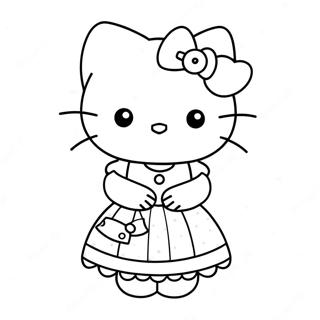 Trang To Mau Hello Kitty Trong Chiec Vay De Thuong 121454 56146