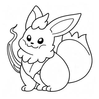 Flareon Tranh Tô Màu