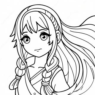 Trang To Mau Co Gai Anime Toc Dai Phieu Luu 121787-56409